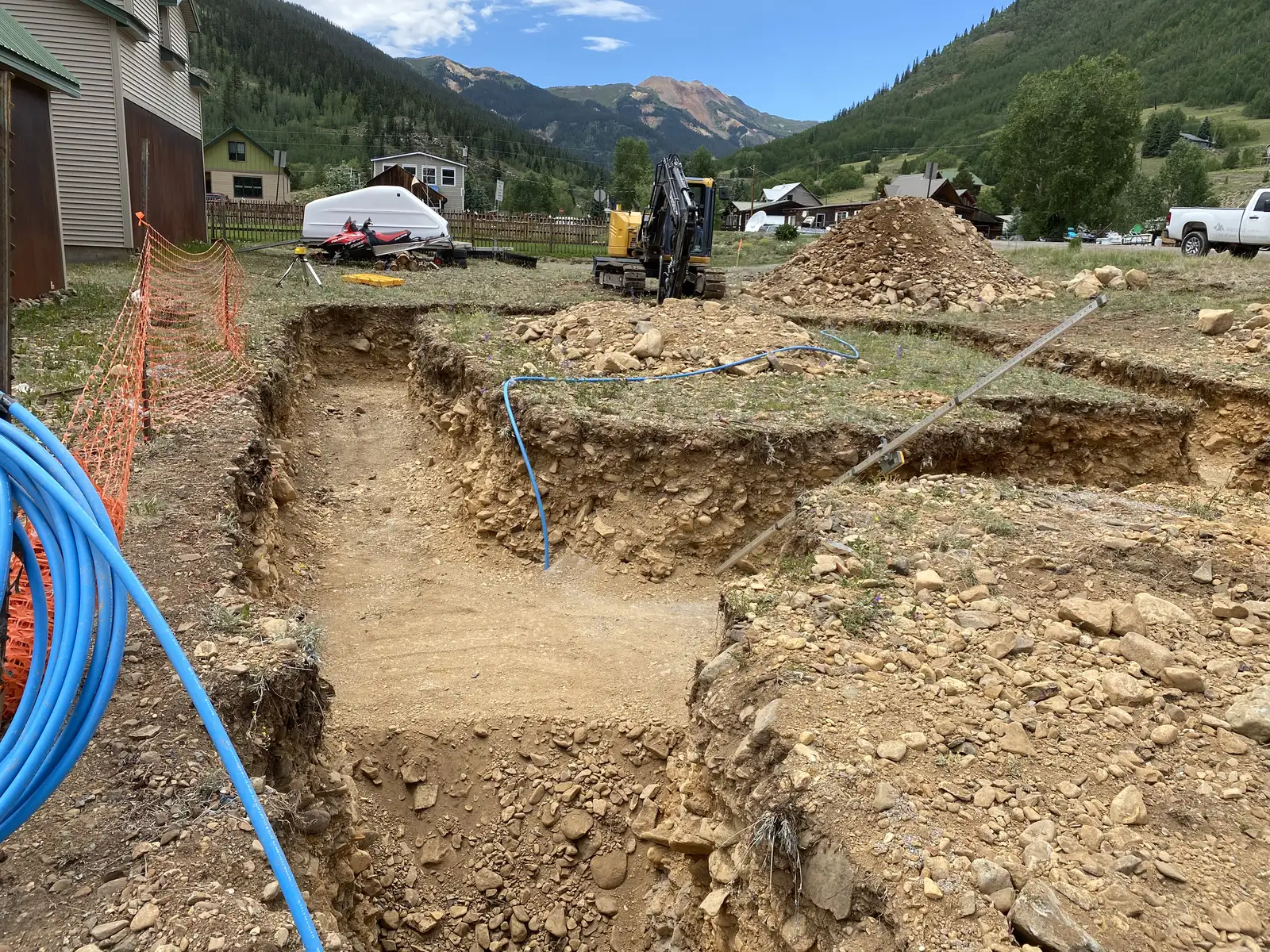 Excavation begins in Silverton Colorado