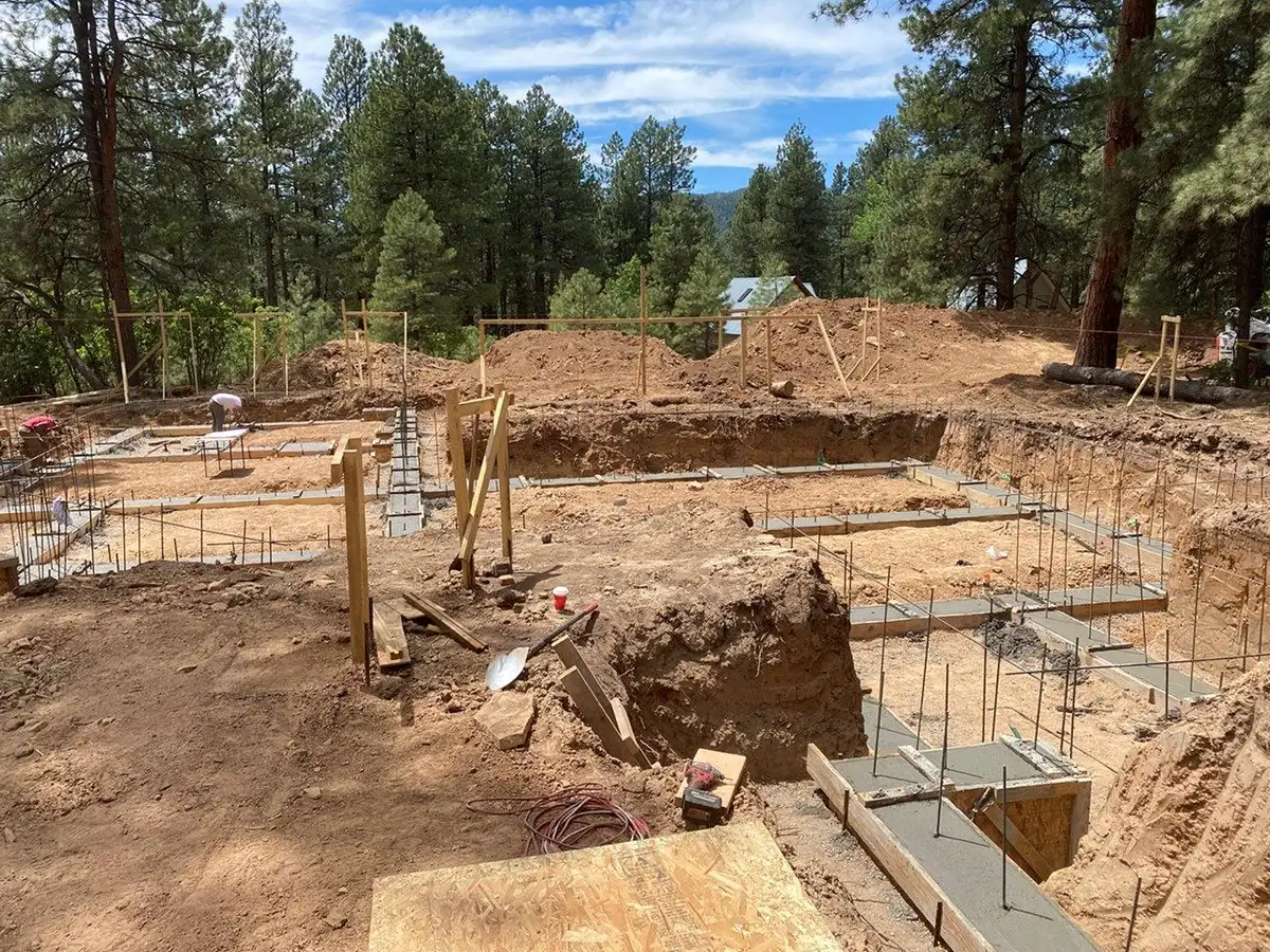 Footings are poured. Stem walls next. 