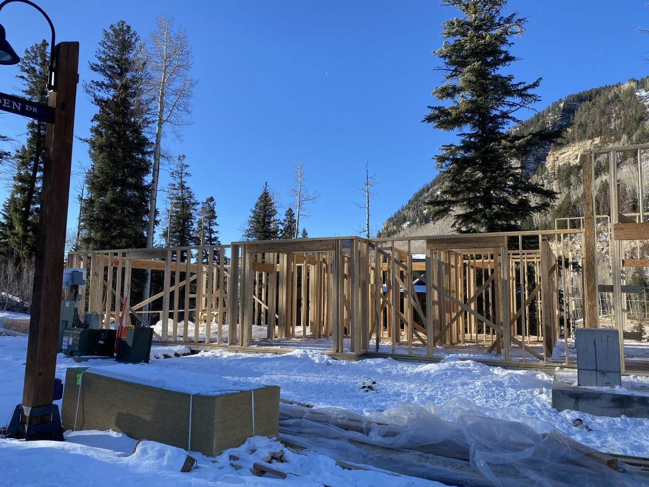 Framing is coming along nicely.